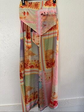 Vici Multicolor Two Piece Romper - Pink, Green, Orange, Purple